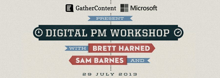 An image showing the banner for the Digital PM Workshop