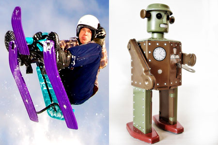 The extreme sportsman and the robot; the two digital project planning personalities.