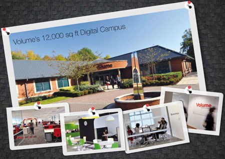 A picture of the Volume Digital Campus offices