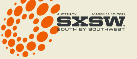 A screenshot of the SXSW 2011 Interactive logo